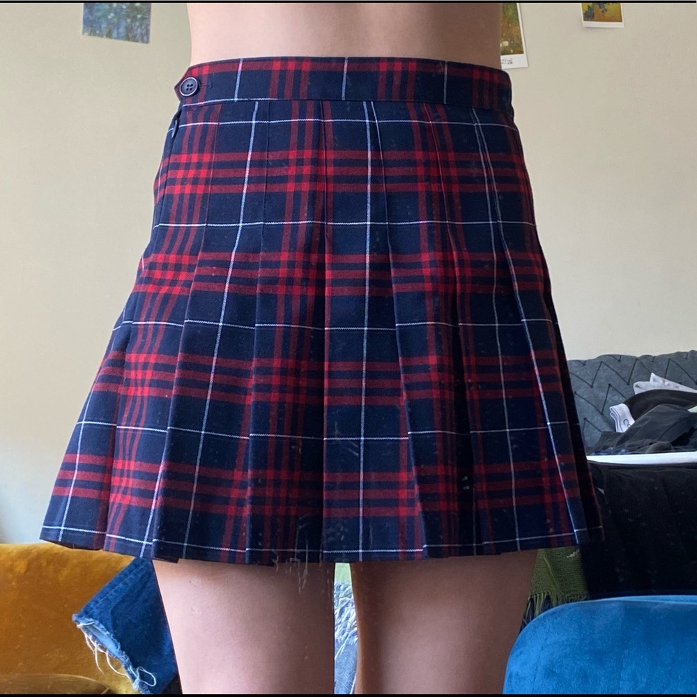 American Apparel Original Plaid Tennis Skirt